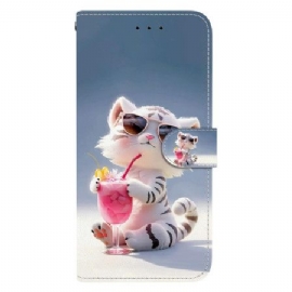 Folio Deksel Realme 14 5g Tegneserietiger