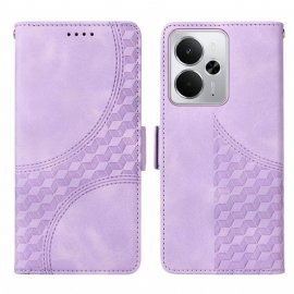 Folio Deksel Til Realme 14 5g Diamantmønster