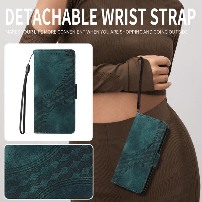 Folio Deksel Til Realme 14 5g Diamantmønster