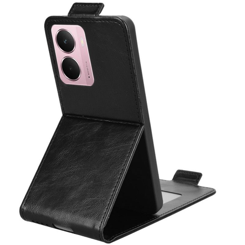 Lærdeksel Folio Deksel Realme 14 5g Mobildeksel Vertikal Klaff Design