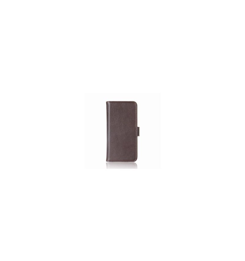 Folio Deksel Til Huawei P20 Premium Skinn - Brun