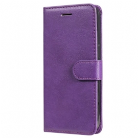 Folio Deksel Realme Note 60x Ensfarget Kunstskinn