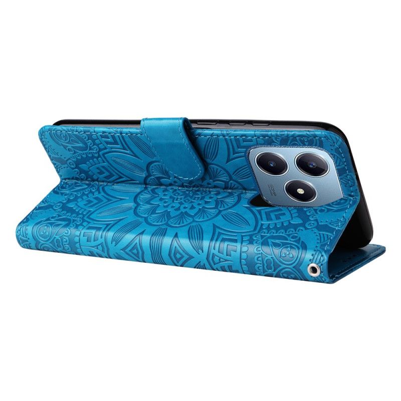 Folio Deksel Realme Note 60x Solsikkemønster