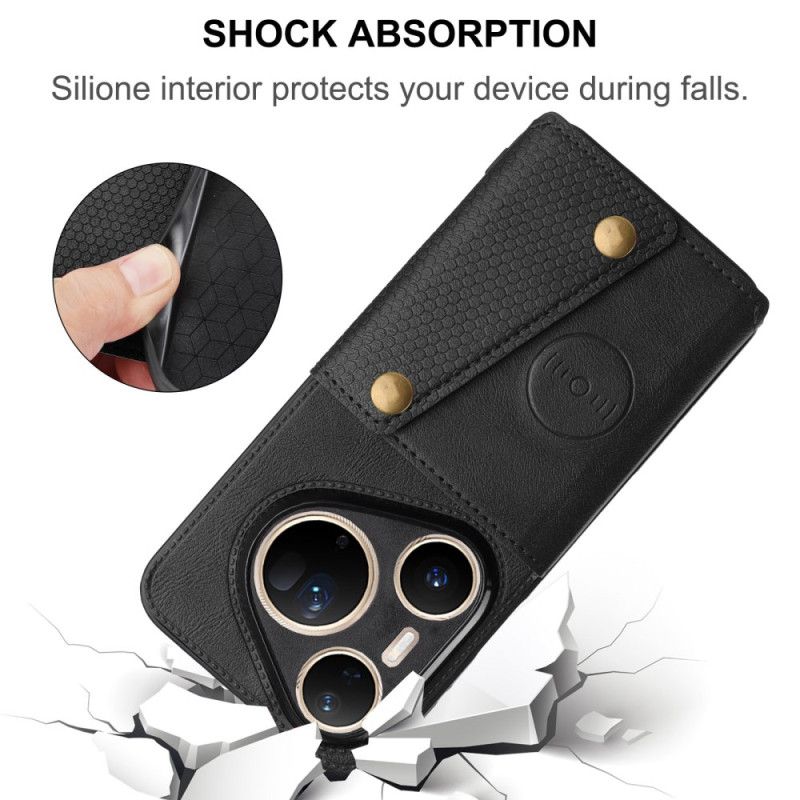 Deksel Huawei Pura 80 Ultra Kortholder I Skinneffekt