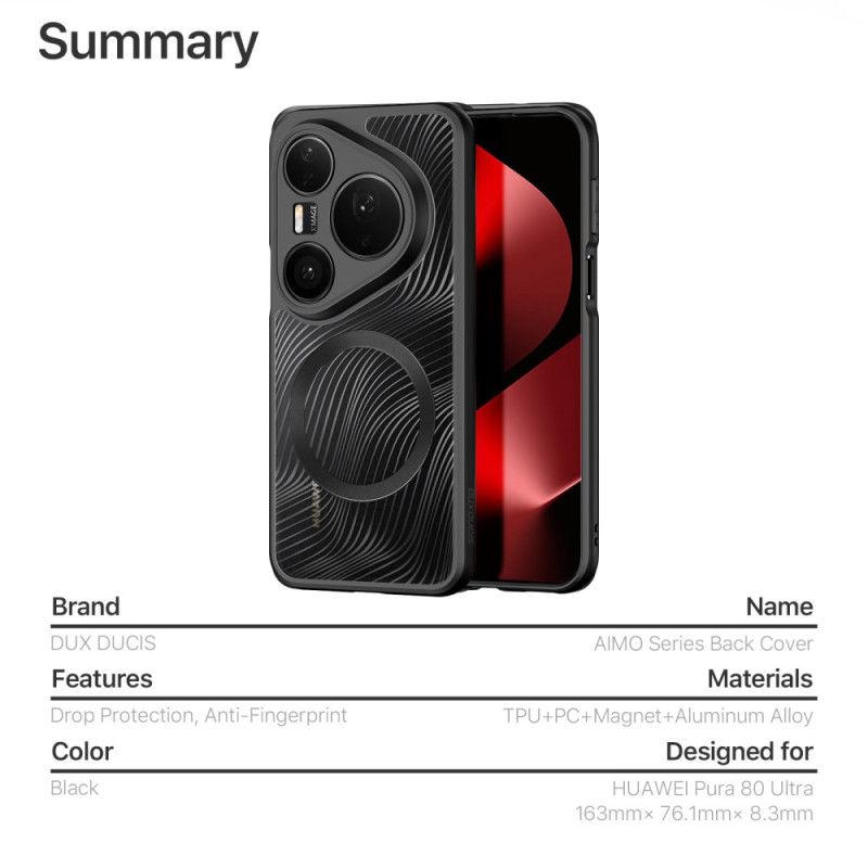 Deksel Til Huawei Pura 80 Ultra Magsafe Aimo Series Dux Ducis