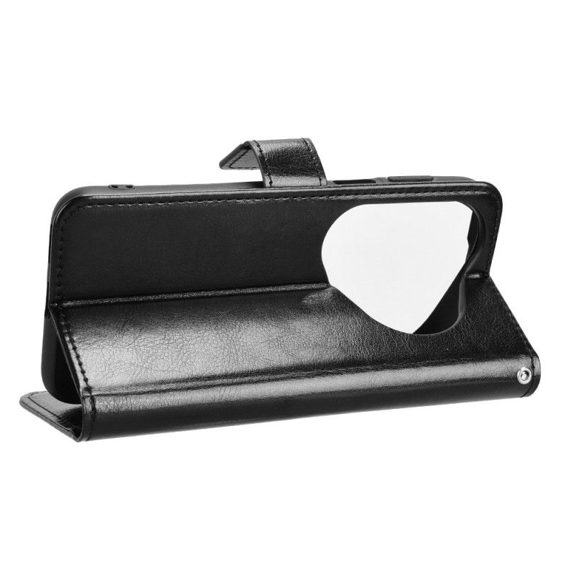 Lærdeksel Folio Deksel Huawei Pura 80 Ultra Mobildeksel Prangende Kunstskinn