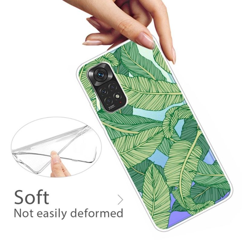 Deksel Til Xiaomi Redmi Note 11 Pro / 11 Pro 5G Grønt Blad