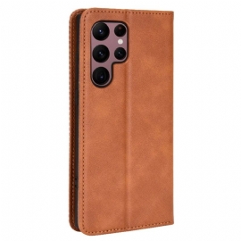 Etui Til Samsung Galaxy S22 Ultra 5G Cirénius Style Leather