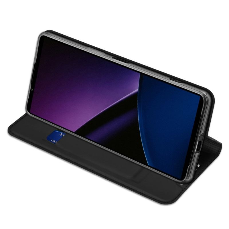 Folio Deksel Lær Sony Xperia 1 Vi Mobildeksel Skin Pro Series Dux Ducis