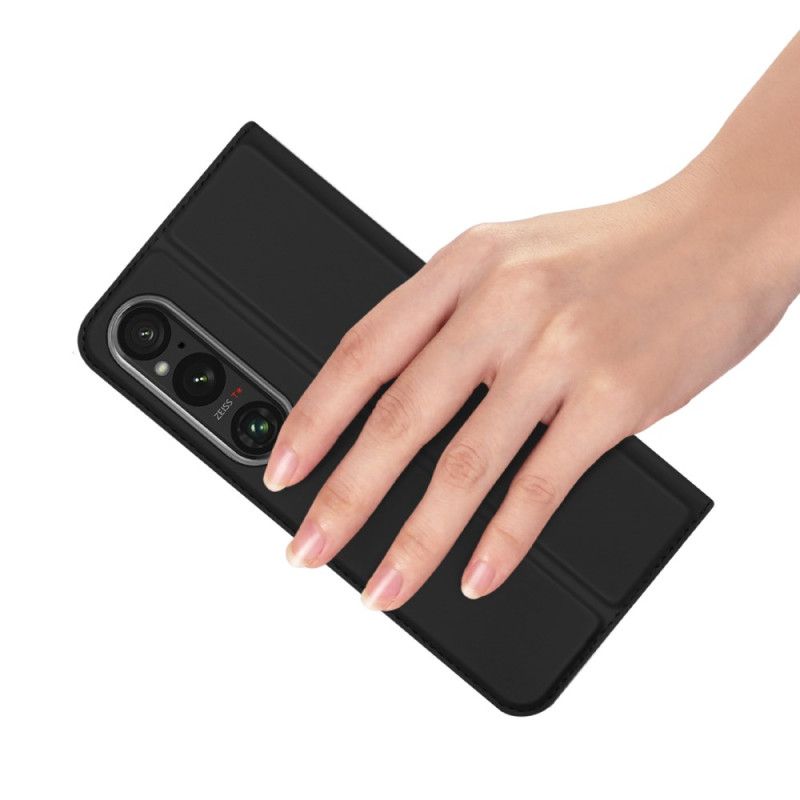 Folio Deksel Lær Sony Xperia 1 Vi Mobildeksel Skin Pro Series Dux Ducis