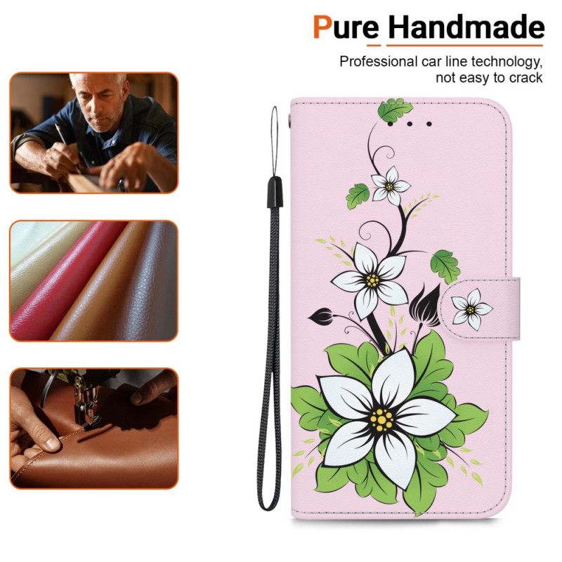 Folio Deksel Sony Xperia 1 Vi Strappy Lily