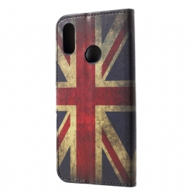 Etui Til Honor 10 Lite Vintage Engelsk Flagg