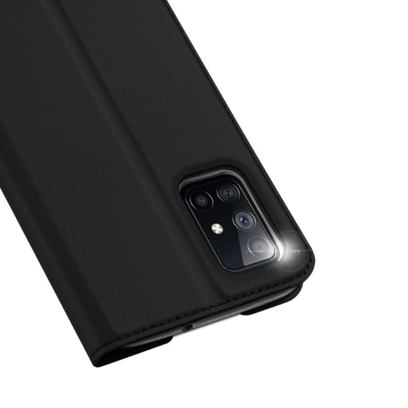 Lærdeksel Til Samsung Galaxy M51 Business Satin Effect
