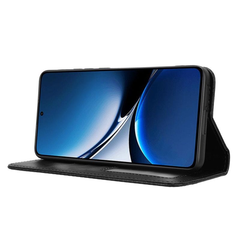 Folio Deksel Lær Poco X7 Pro 5g Mobildeksel Vintage Kant