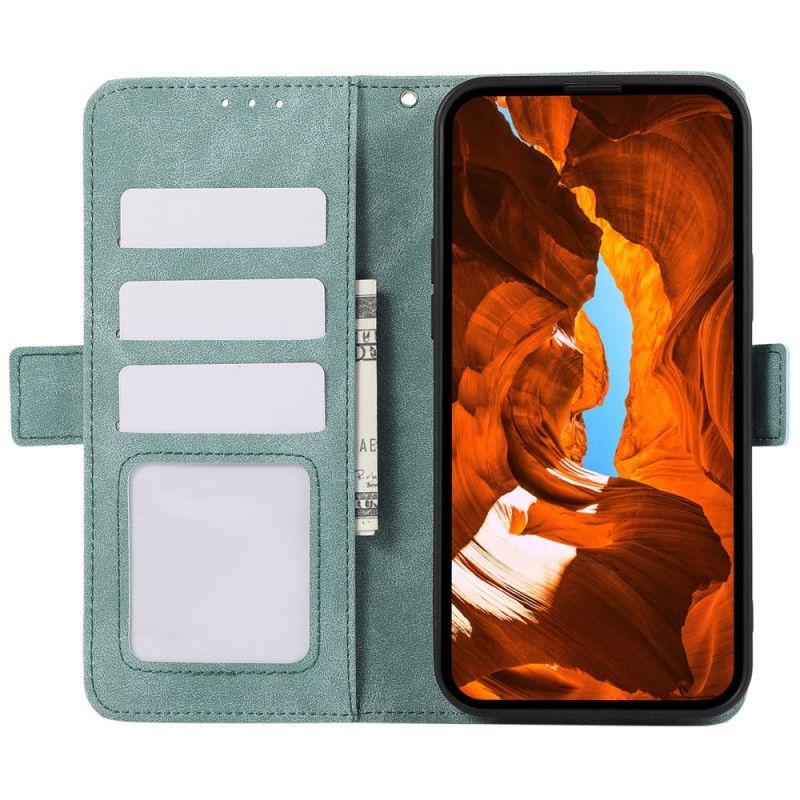 Lærdeksel Folio Deksel Poco X7 Pro 5g Abeel Vintage Semsket Skinneffekt