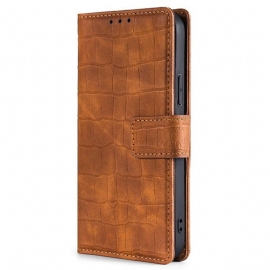 Lærdeksel Folio Deksel Poco X7 Pro 5g Krokodillestil