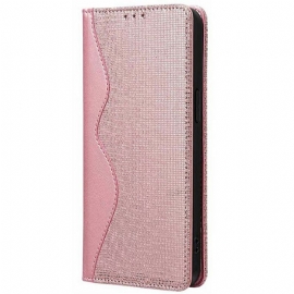 Lærdeksel Folio Deksel Poco X7 Pro 5g Mobildeksel Bølget Mønster