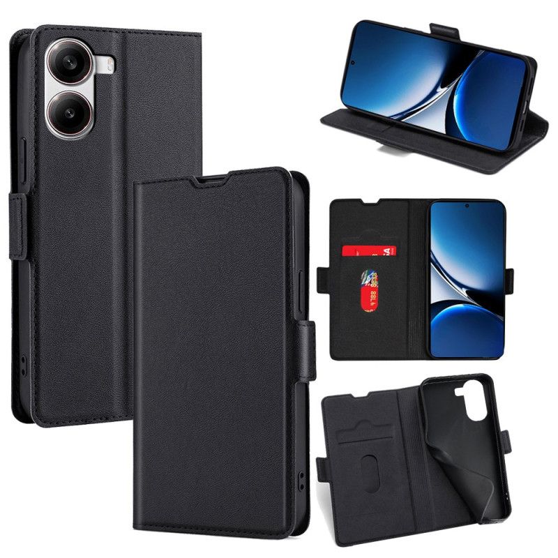 Lærdeksel Folio Deksel Poco X7 Pro 5g Mobildeksel Raffinert