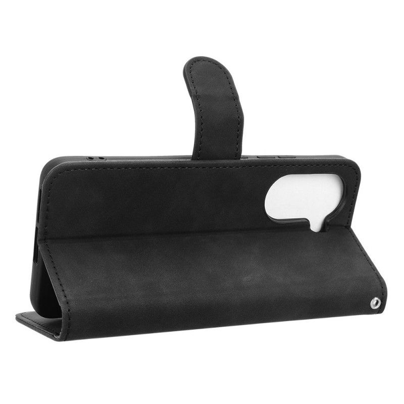 Lærdeksel Folio Deksel Poco X7 Pro 5g Semsket Skinneffekt