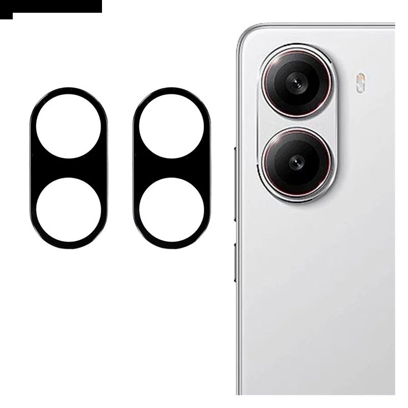 Linsebeskytter I Herdet Glass For Poco X7 Pro 5g (svart Versjon)