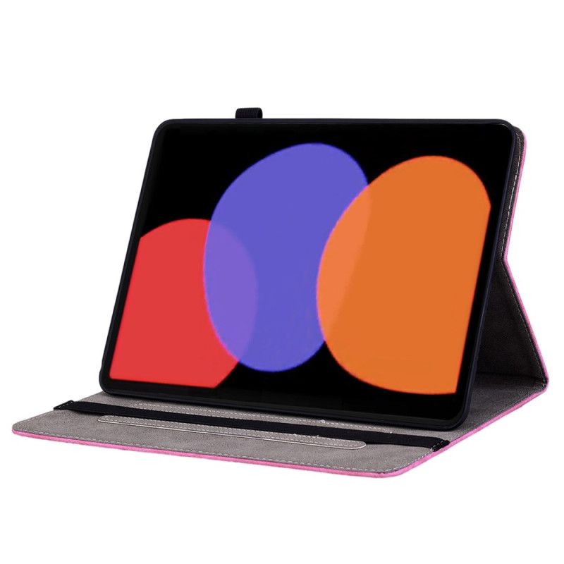 Etui Xiaomi Pad 6 Rosenrød Skinneffekt Beskyttelse Deksel