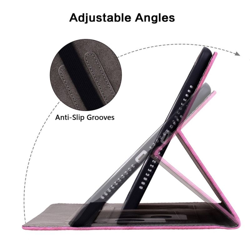 Etui Xiaomi Pad 6 Rosenrød Skinneffekt Beskyttelse Deksel