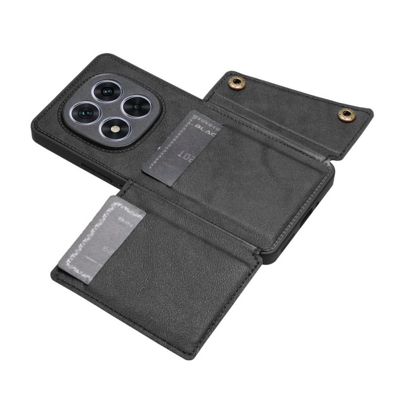 Deksel Xiaomi Redmi Note 15 5g Kortholder Og Integrert Stativ Beskyttelse Deksel