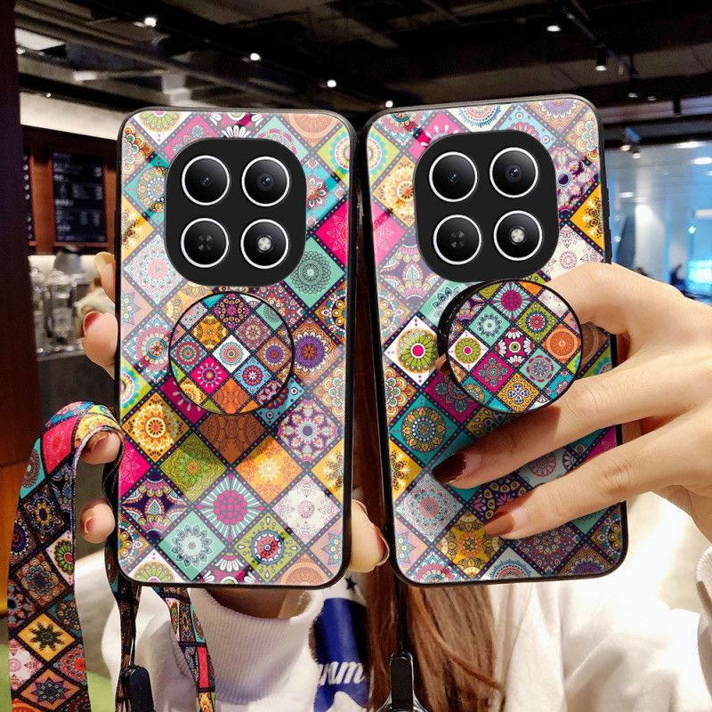 Deksel Xiaomi Redmi Note 15 5g Mobildeksel Patchwork-stativ Og Stropp