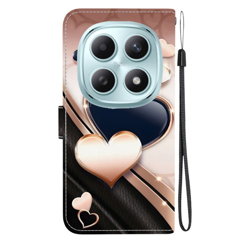 Folio Deksel Til Xiaomi Redmi Note 15 5g Kjærlighetsmønster