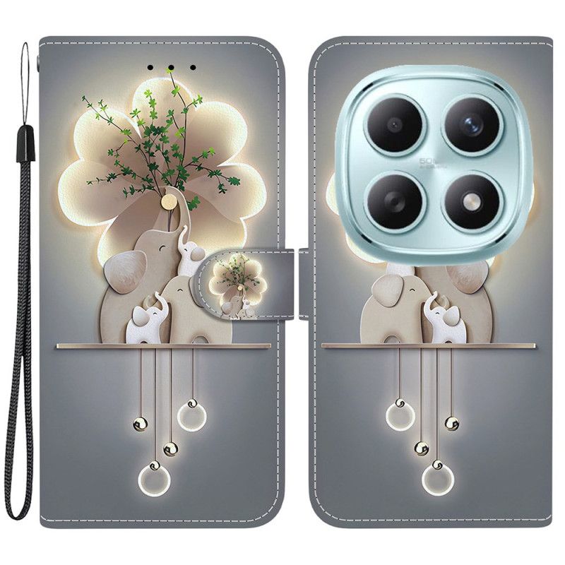 Folio Deksel Til Xiaomi Redmi Note 15 5g Tre Elefanter