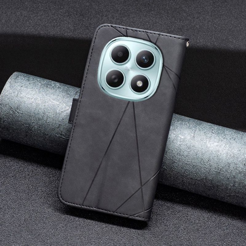 Folio Deksel Xiaomi Redmi Note 15 5g Binfen-farge Geometrisk Beskyttelse Deksel