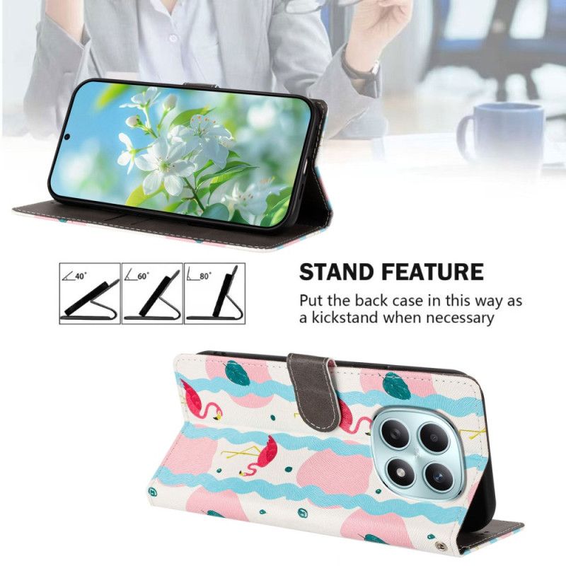 Folio Deksel Xiaomi Redmi Note 15 5g Flamingoer
