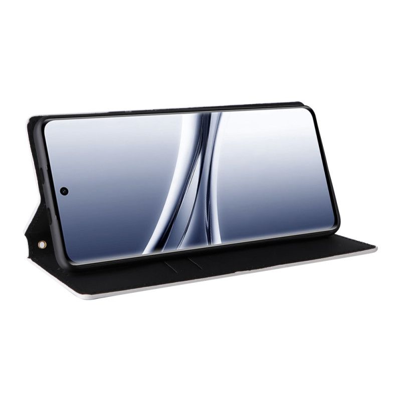 Folio Deksel Xiaomi Redmi Note 15 5g Gravert Diamantmønster