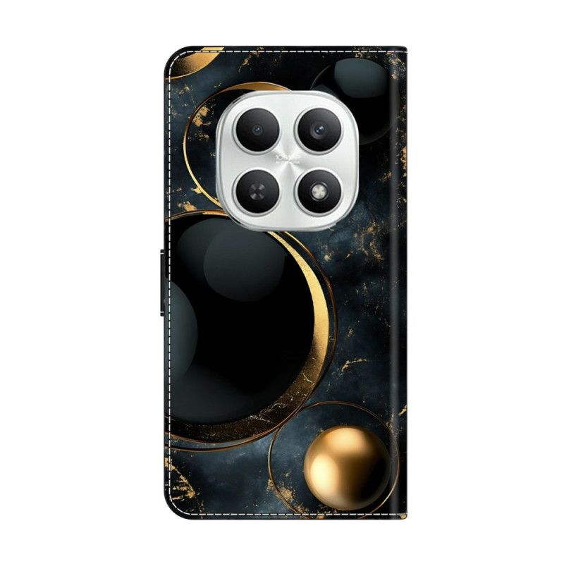 Folio Deksel Xiaomi Redmi Note 15 5g Gullringer