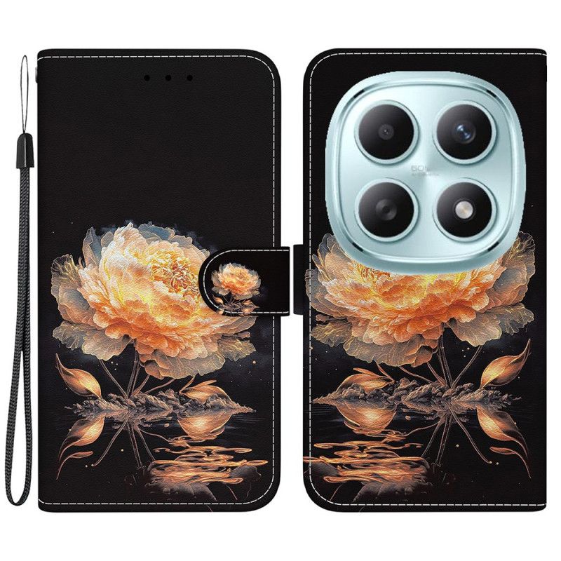 Folio Deksel Xiaomi Redmi Note 15 5g Gyllen Peon