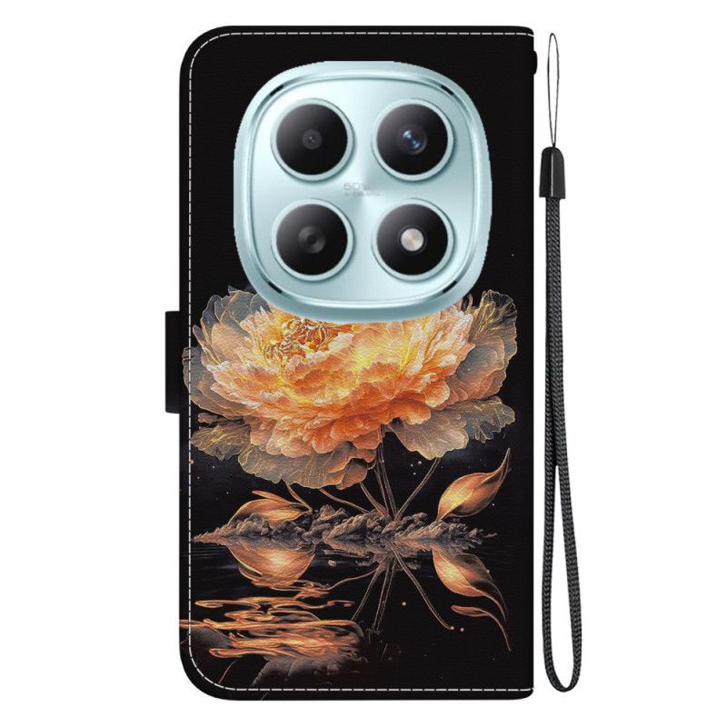 Folio Deksel Xiaomi Redmi Note 15 5g Gyllen Peon