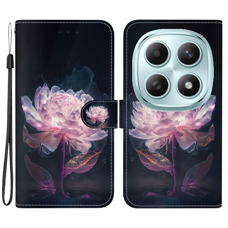 Folio Deksel Xiaomi Redmi Note 15 5g Lilla Peon Beskyttelse Deksel