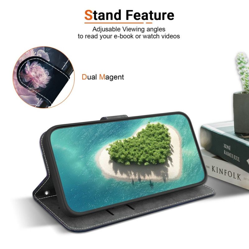 Folio Deksel Xiaomi Redmi Note 15 5g Lilla Peon Beskyttelse Deksel