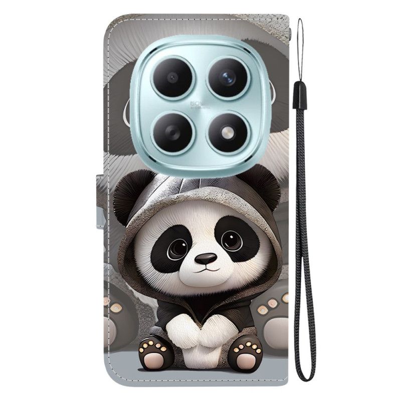Folio Deksel Xiaomi Redmi Note 15 5g Pandamønster