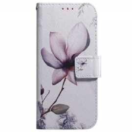 Folio Deksel Xiaomi Redmi Note 15 5g Rosa Blomst Beskyttelse Deksel