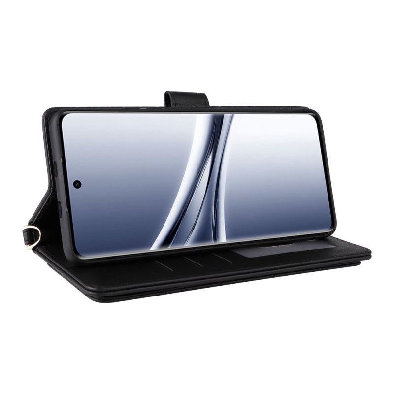 Folio Deksel Xiaomi Redmi Note 15 5g Vattert Med Skulderstropp Og Stropp Beskyttelse Deksel