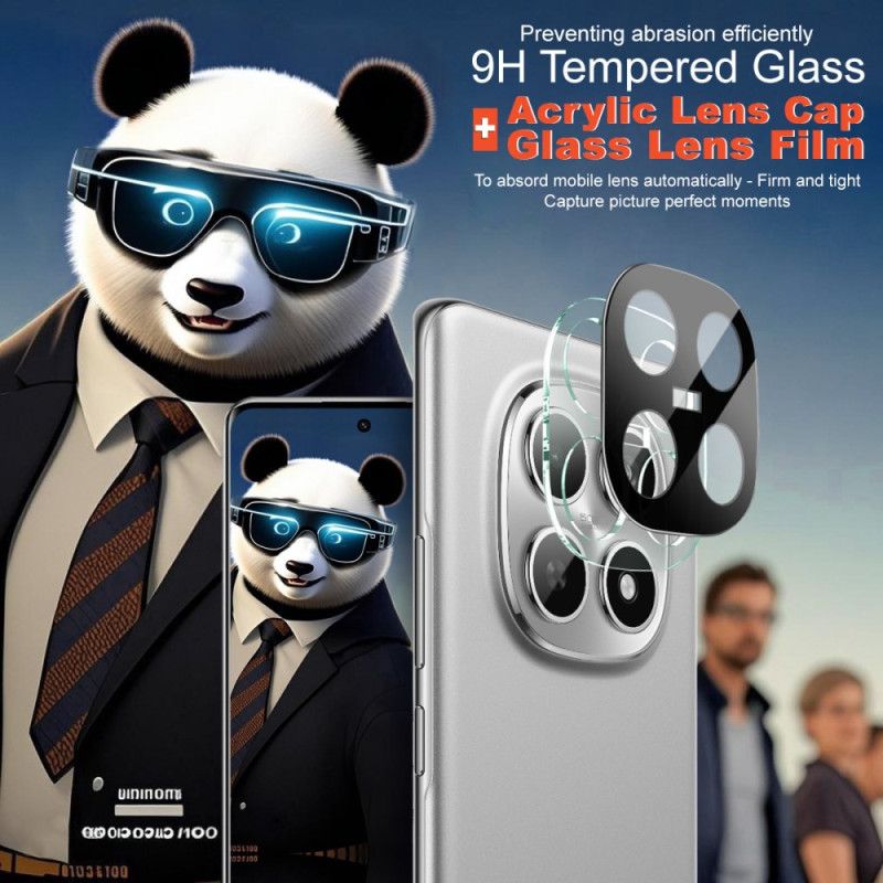 Herdet Glasslinsebeskytter For Xiaomi Redmi Note 15 5g / Poco M8 5g (svart Versjon)