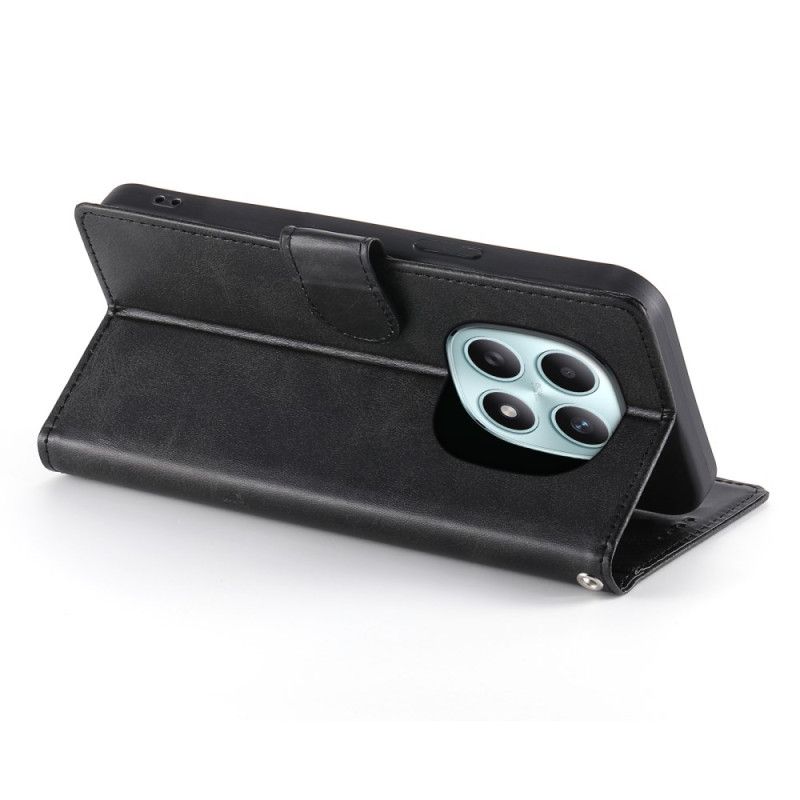 Lærdeksel Folio Deksel Xiaomi Redmi Note 15 5g Mobildeksel Skinneffekt