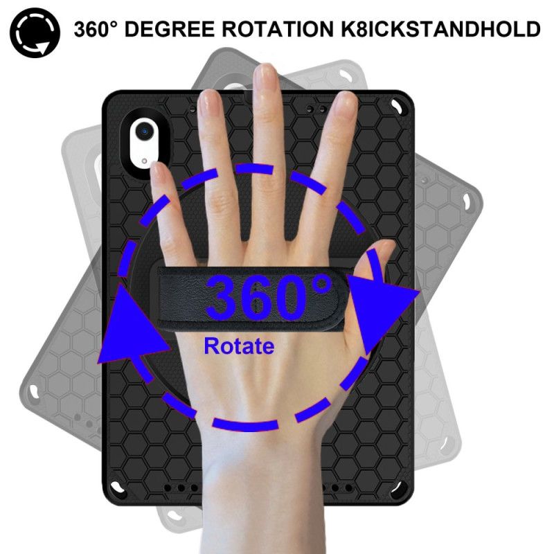 Deksel iPad (2025) Eva Med Stropp Stativ Og Skulderstropp