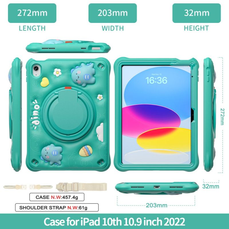 Deksel iPad (2025) Flerlags Med Skulderstropp