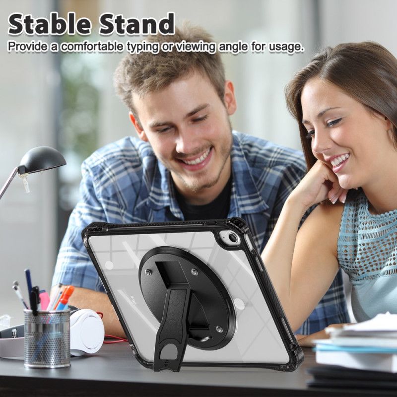 Deksel iPad (2025) Gjennomsiktig Integrert Stativ