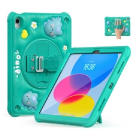 Deksel iPad (2025) Mobildeksel Håndtak Og Stativ Til Dinosaur For Barn