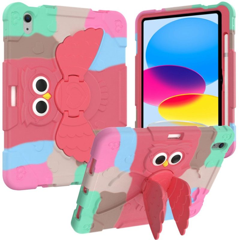 Deksel iPad (2025) Roterende Stativ Med Sommerfugler Og Fargetone For Barn