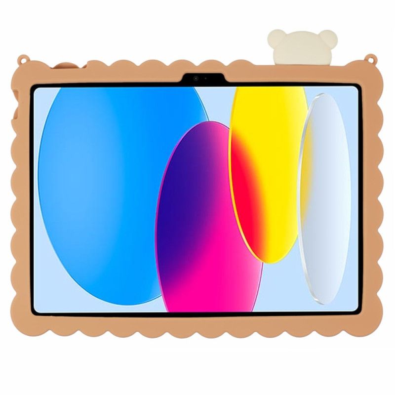 Deksel iPad (2025) Stativ Med Kjeksdesign Skulderstropp