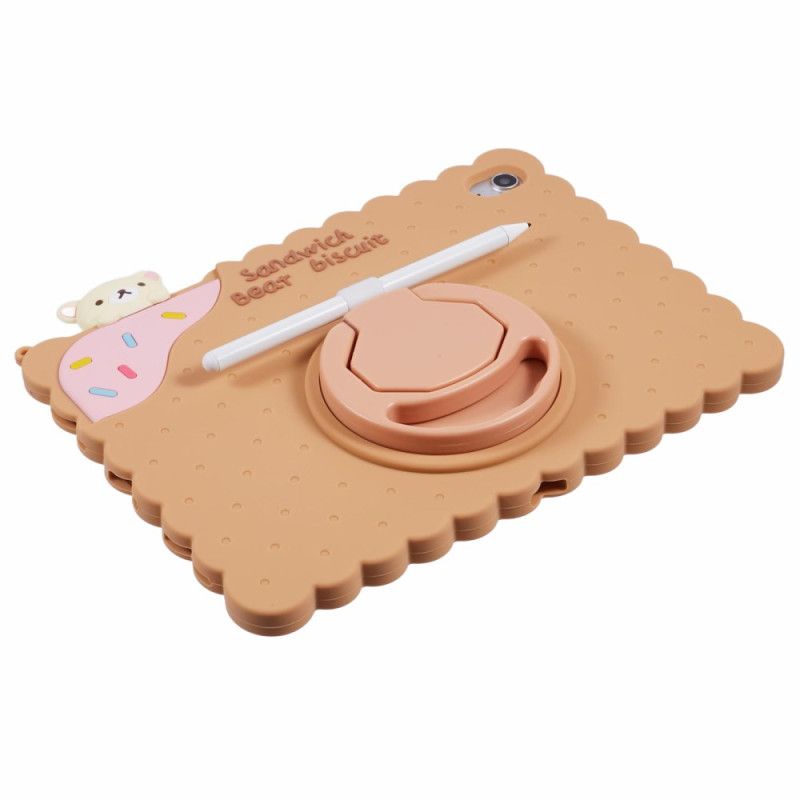 Deksel iPad (2025) Stativ Med Kjeksdesign Skulderstropp